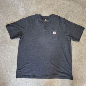 Carhartt Men's Dark Gray Henley Tee